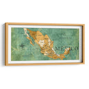 Mapa Vintage México - Lofty&Me | Cuadro decorativo de Canvas Lab