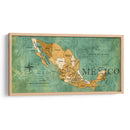 Mapa Vintage México - Lofty&Me | Cuadro decorativo de Canvas Lab