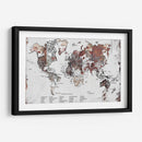 Mapa Vintage Blanco con nombres - Lofty&Me | Cuadro decorativo de Canvas Lab