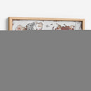 Mapa Vintage Blanco con nombres - Lofty&Me | Cuadro decorativo de Canvas Lab