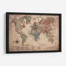 Mapa vintage con nombres - Lofty&Me | Cuadro decorativo de Canvas Lab