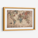 Mapa vintage con nombres - Lofty&Me | Cuadro decorativo de Canvas Lab