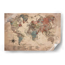 Mapa vintage con nombres - Lofty&Me | Cuadro decorativo de Canvas Lab