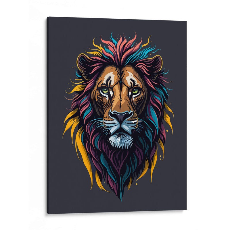 Leon Majestuoso - Infiniity Art | Cuadro decorativo de Canvas Lab