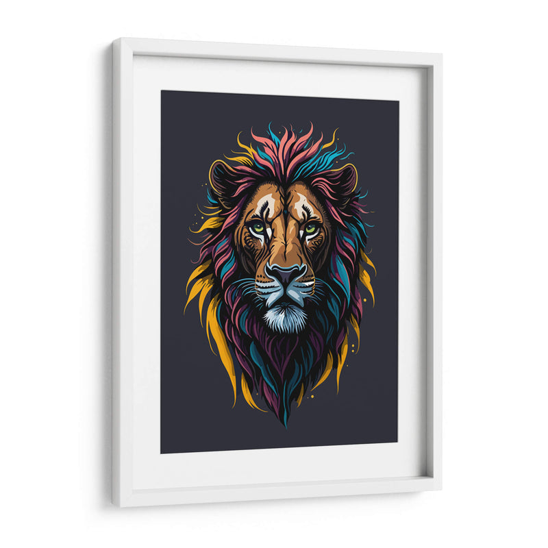 Leon Majestuoso - Infiniity Art | Cuadro decorativo de Canvas Lab