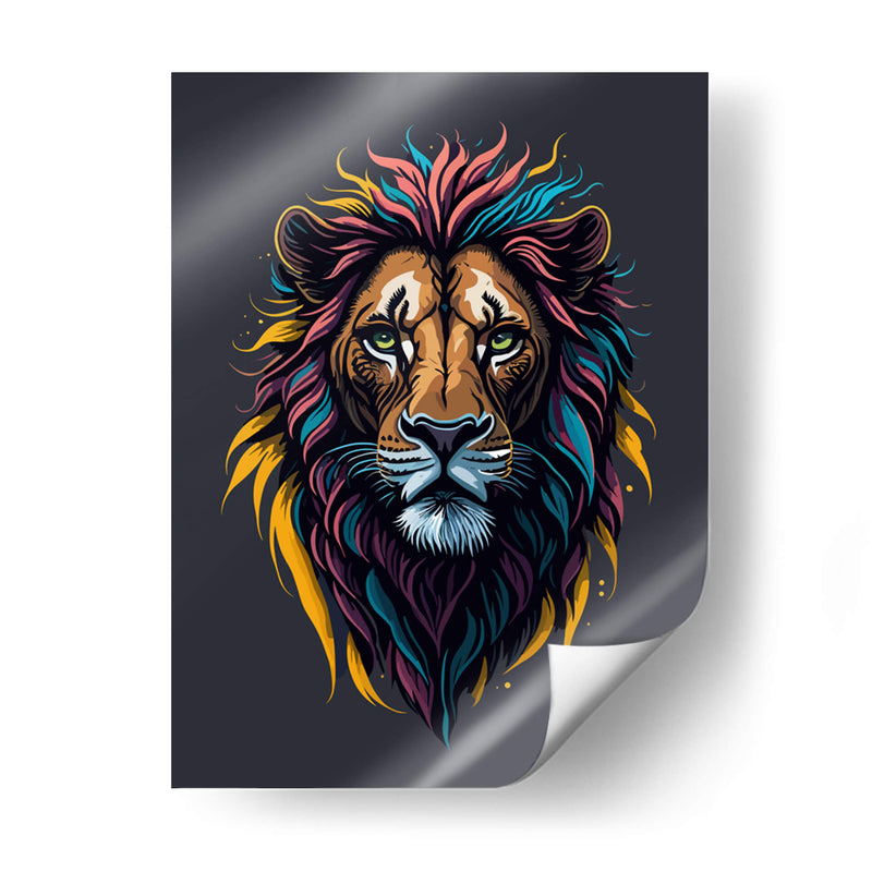 Leon Majestuoso - Infiniity Art | Cuadro decorativo de Canvas Lab