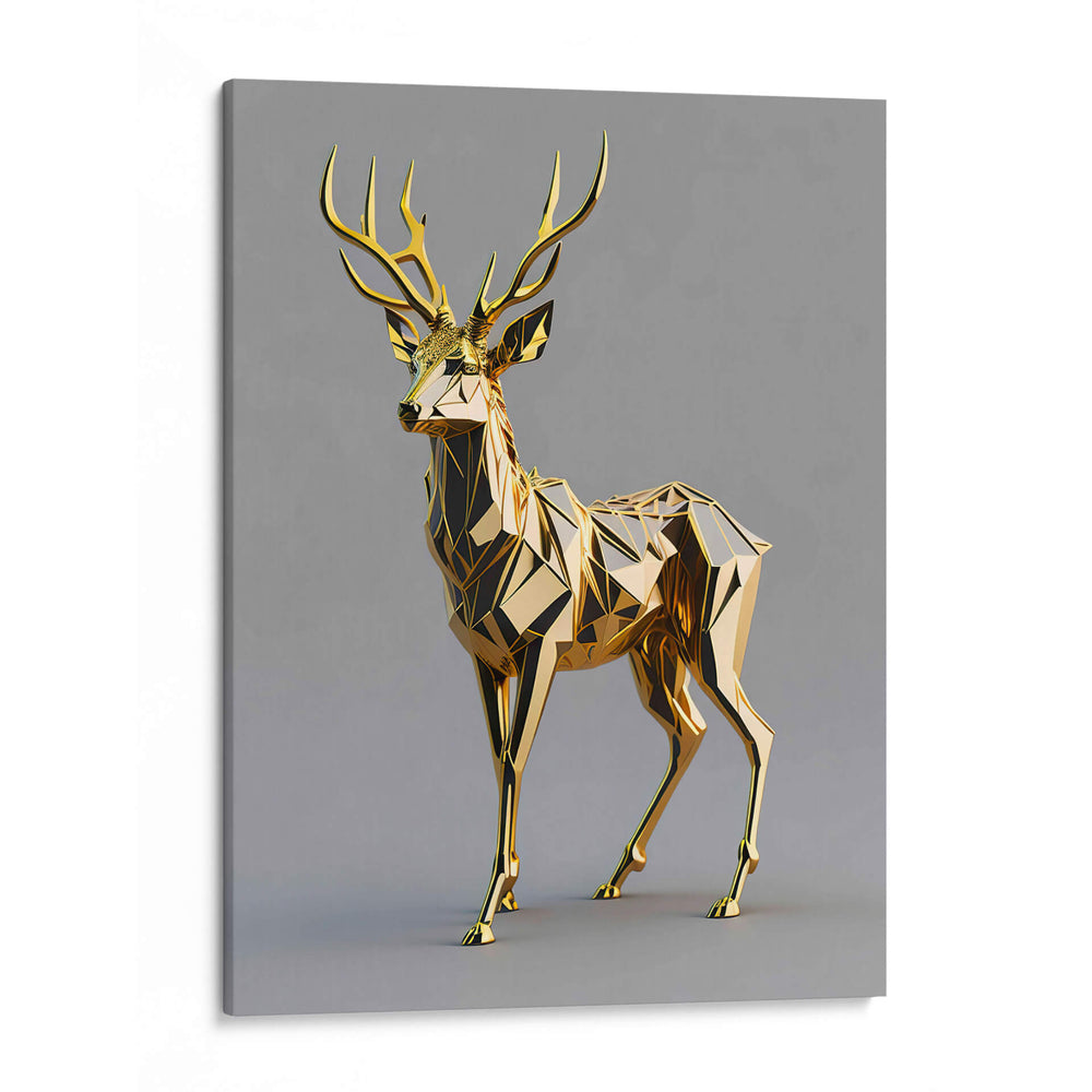 Venado Dorado - Infiniity Art | Cuadro decorativo de Canvas Lab