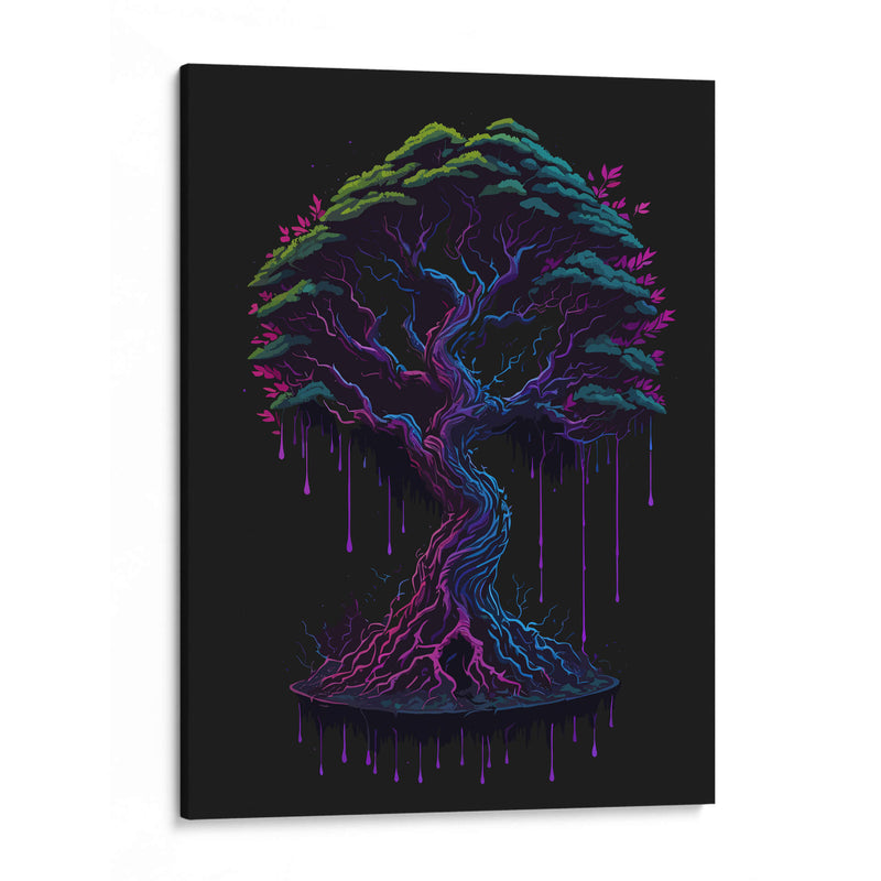 Bonsai Colorido - Infiniity Art | Cuadro decorativo de Canvas Lab