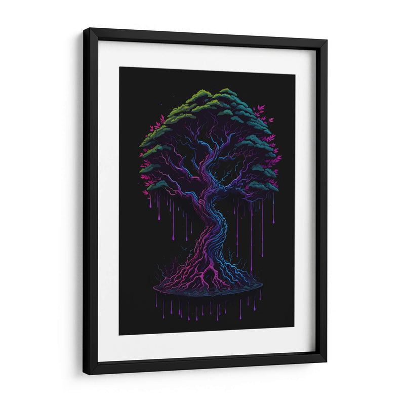 Bonsai Colorido - Infiniity Art | Cuadro decorativo de Canvas Lab