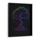 Bonsai Colorido - Infiniity Art | Cuadro decorativo de Canvas Lab