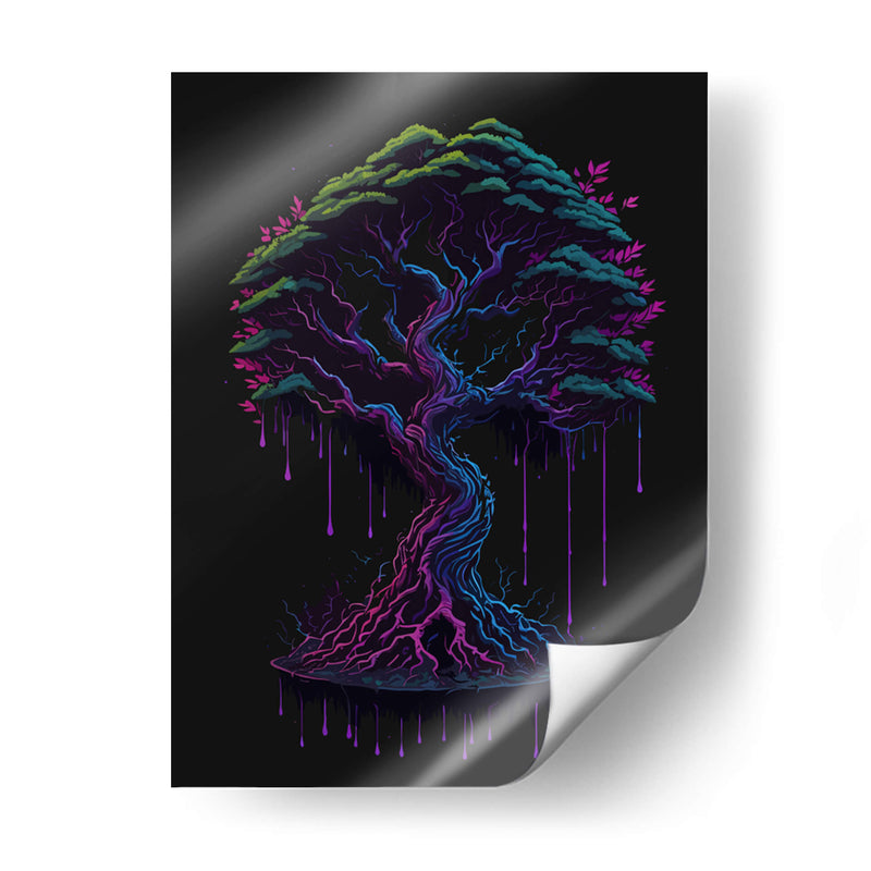 Bonsai Colorido - Infiniity Art | Cuadro decorativo de Canvas Lab
