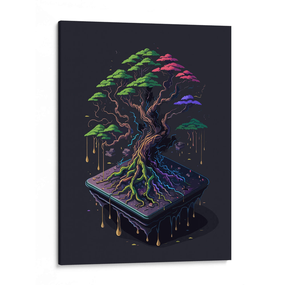 Bonsai Colorido 2 - Infiniity Art | Cuadro decorativo de Canvas Lab