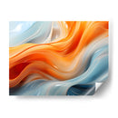 Fluye - Anaranjado Azul - 1 - DeLaVegaGaming | Cuadro decorativo de Canvas Lab