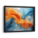 Fluye - Anaranjado Azul - 2 - DeLaVegaGaming | Cuadro decorativo de Canvas Lab