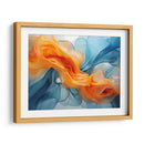 Fluye - Anaranjado Azul - 2 - DeLaVegaGaming | Cuadro decorativo de Canvas Lab