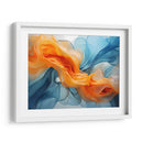 Fluye - Anaranjado Azul - 2 - DeLaVegaGaming | Cuadro decorativo de Canvas Lab