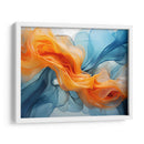 Fluye - Anaranjado Azul - 2 - DeLaVegaGaming | Cuadro decorativo de Canvas Lab