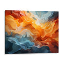 Fluye - Anaranjado Azul - 3 - DeLaVegaGaming | Cuadro decorativo de Canvas Lab