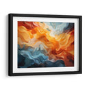 Fluye - Anaranjado Azul - 3 - DeLaVegaGaming | Cuadro decorativo de Canvas Lab