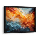 Fluye - Anaranjado Azul - 3 - DeLaVegaGaming | Cuadro decorativo de Canvas Lab