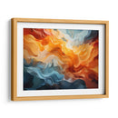 Fluye - Anaranjado Azul - 3 - DeLaVegaGaming | Cuadro decorativo de Canvas Lab