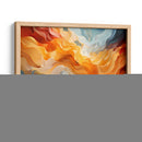 Fluye - Anaranjado Azul - 3 - DeLaVegaGaming | Cuadro decorativo de Canvas Lab