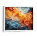 Fluye - Anaranjado Azul - 3 - DeLaVegaGaming | Cuadro decorativo de Canvas Lab