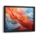 Fluye - Anaranjado Azul - 4 - DeLaVegaGaming | Cuadro decorativo de Canvas Lab
