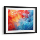 Fluye - Anaranjado Azul - 5 - DeLaVegaGaming | Cuadro decorativo de Canvas Lab