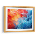 Fluye - Anaranjado Azul - 5 - DeLaVegaGaming | Cuadro decorativo de Canvas Lab