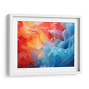 Fluye - Anaranjado Azul - 5 - DeLaVegaGaming | Cuadro decorativo de Canvas Lab