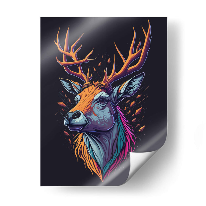 Venado Místico - Infiniity Art | Cuadro decorativo de Canvas Lab