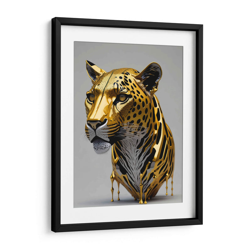 Leopardo Dorado - Infiniity Art | Cuadro decorativo de Canvas Lab