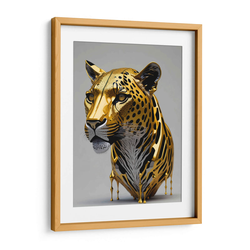 Leopardo Dorado - Infiniity Art | Cuadro decorativo de Canvas Lab