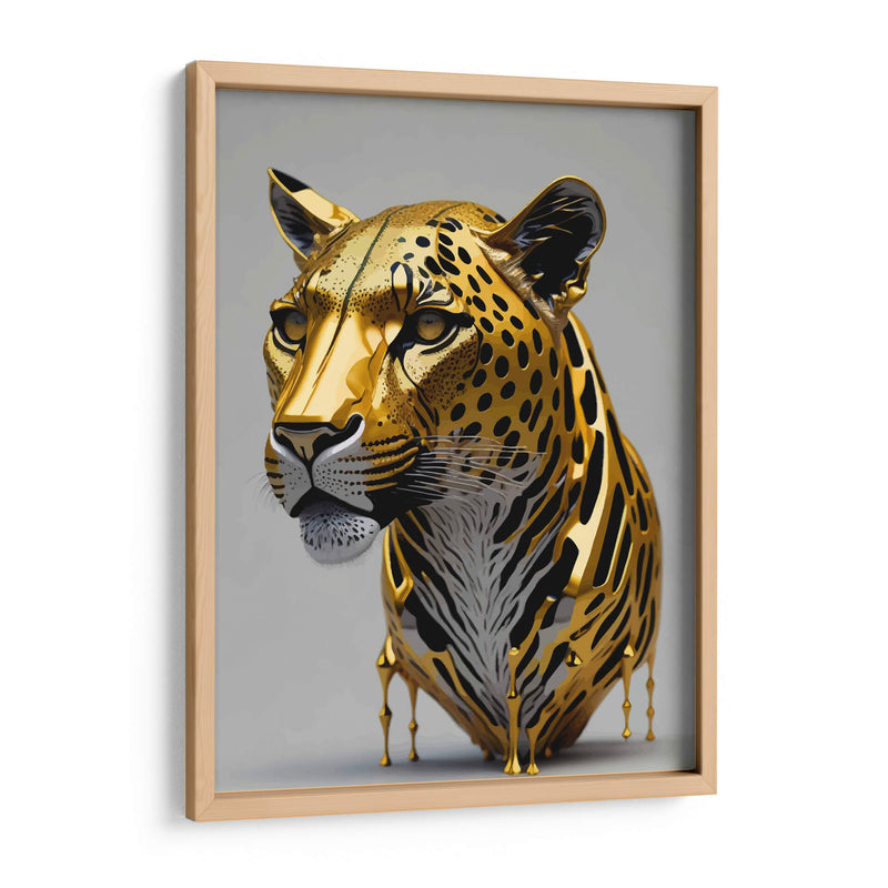 Leopardo Dorado - Infiniity Art | Cuadro decorativo de Canvas Lab