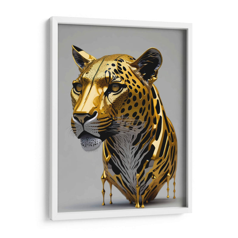 Leopardo Dorado - Infiniity Art | Cuadro decorativo de Canvas Lab