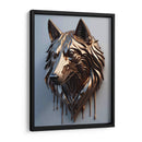 Lobo Dorado - Infiniity Art | Cuadro decorativo de Canvas Lab