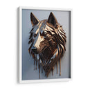Lobo Dorado - Infiniity Art | Cuadro decorativo de Canvas Lab