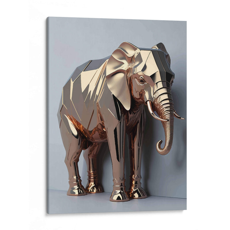 Elefante Dorado - Infiniity Art | Cuadro decorativo de Canvas Lab