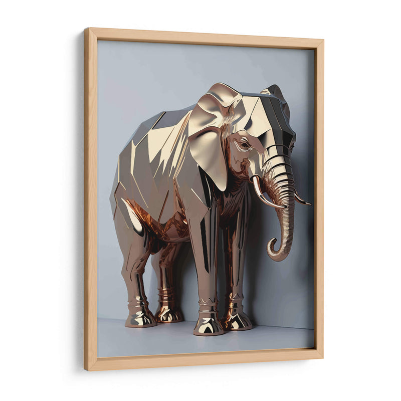 Elefante Dorado - Infiniity Art | Cuadro decorativo de Canvas Lab