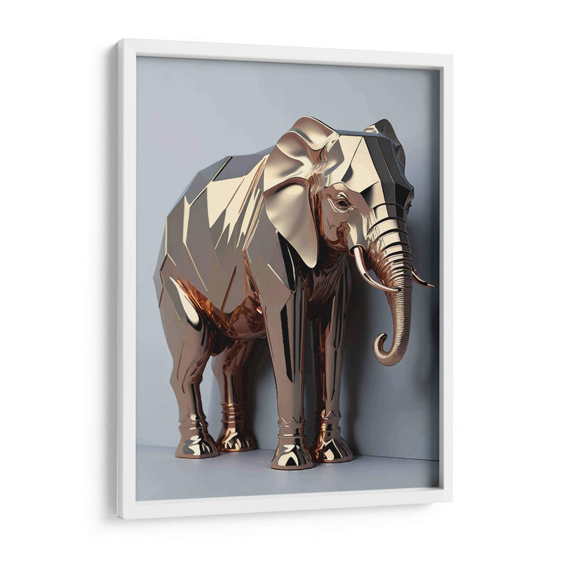 Elefante Dorado - Infiniity Art | Cuadro decorativo de Canvas Lab