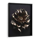 Dhalia Negra-Dorada - Infiniity Art | Cuadro decorativo de Canvas Lab