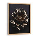 Dhalia Negra-Dorada - Infiniity Art | Cuadro decorativo de Canvas Lab