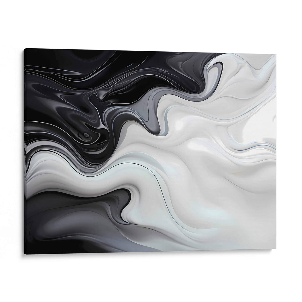 Fluye - Blanco y Negro - 1 - DeLaVegaGaming | Cuadro decorativo de Canvas Lab