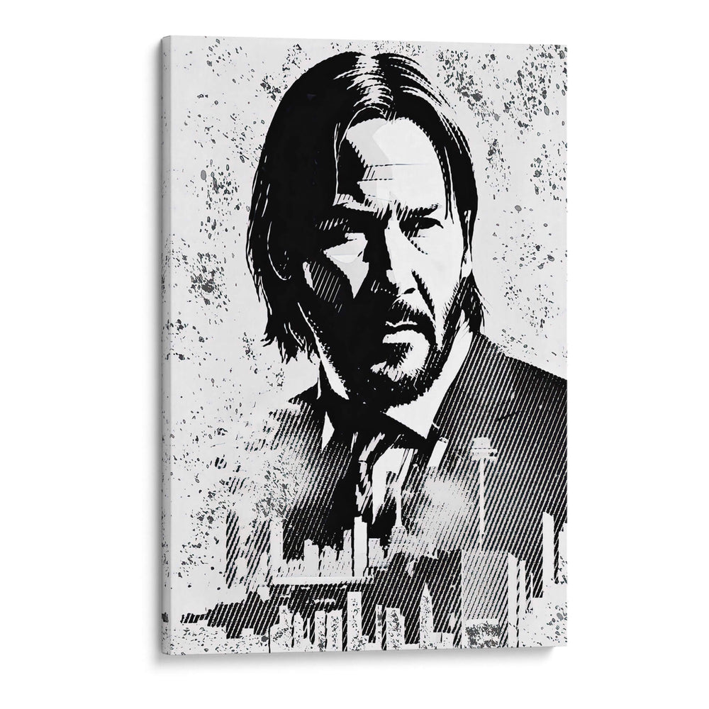 Mr. John Wick - Paltik Arte Digital | Cuadro decorativo de Canvas Lab