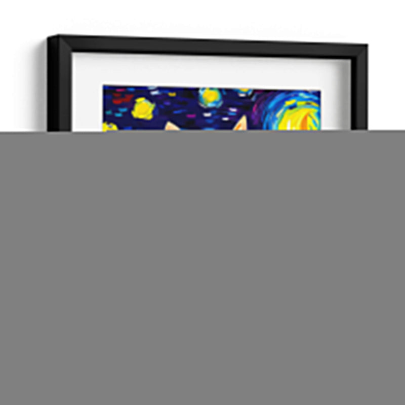 Noche estrellada sobre un gato-Vincent Van Gogh - Coloratura | Cuadro decorativo de Canvas Lab