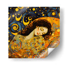 Noche estrellada sobre mujer- Vincent Van Gogh - Coloratura | Cuadro decorativo de Canvas Lab