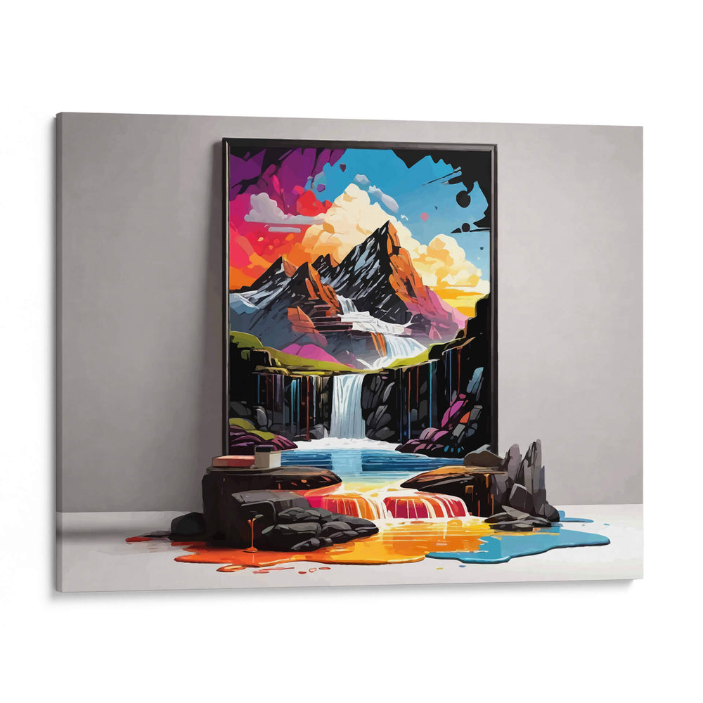 Montaña fuera del Marco - Infiniity Art | Cuadro decorativo de Canvas Lab