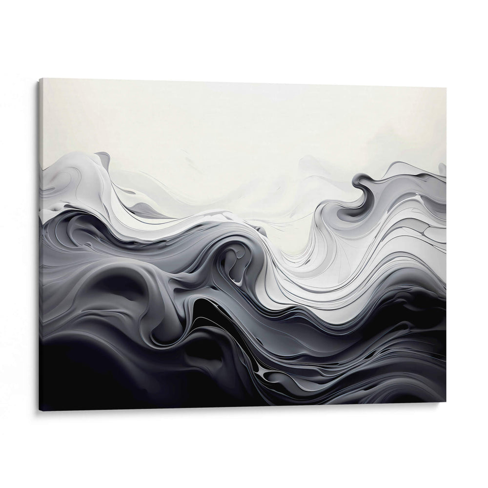 Fluye - Blanco y Negro - 9 - DeLaVegaGaming | Cuadro decorativo de Canvas Lab