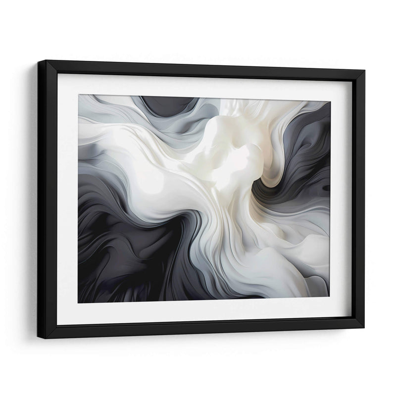 Fluye - Blanco y Negro - 11 - DeLaVegaGaming | Cuadro decorativo de Canvas Lab